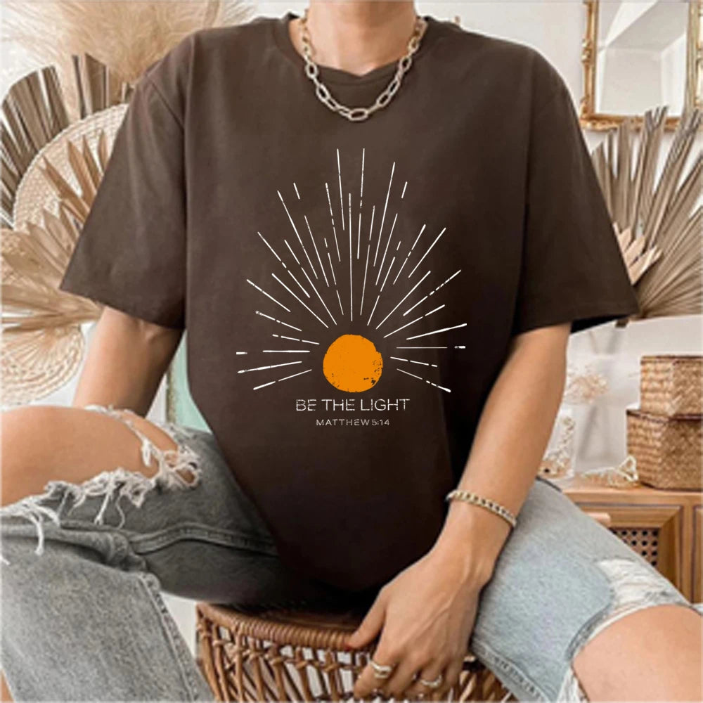 Be The Light Mathew 5 14 Sunburst T-Shirt