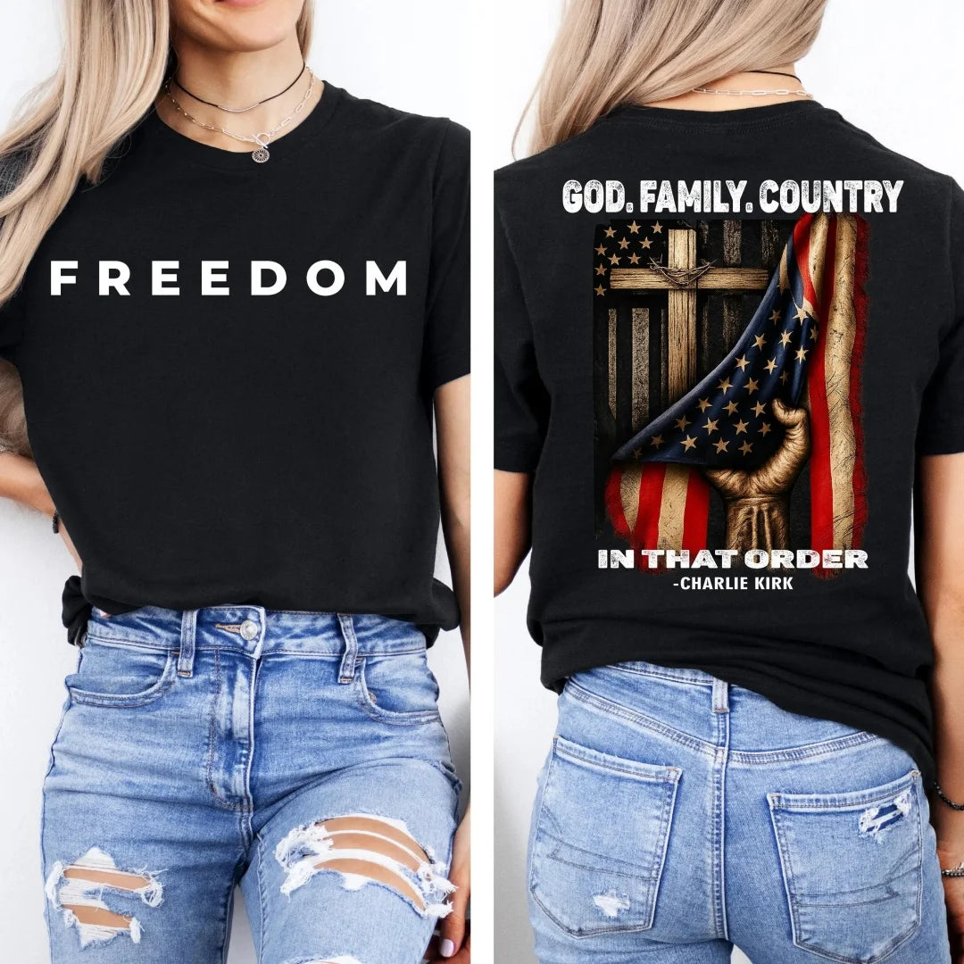 Christian Religious Shirt Patriot Shirt Proud American