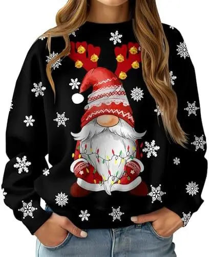 New Christmas Reindeer 3D Print Sweatshirts