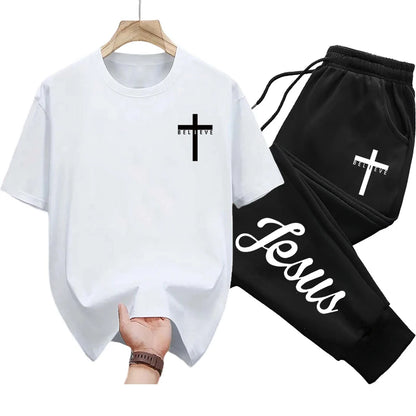 2025 Brand New Jesus Christ T-shirt Sweatpants