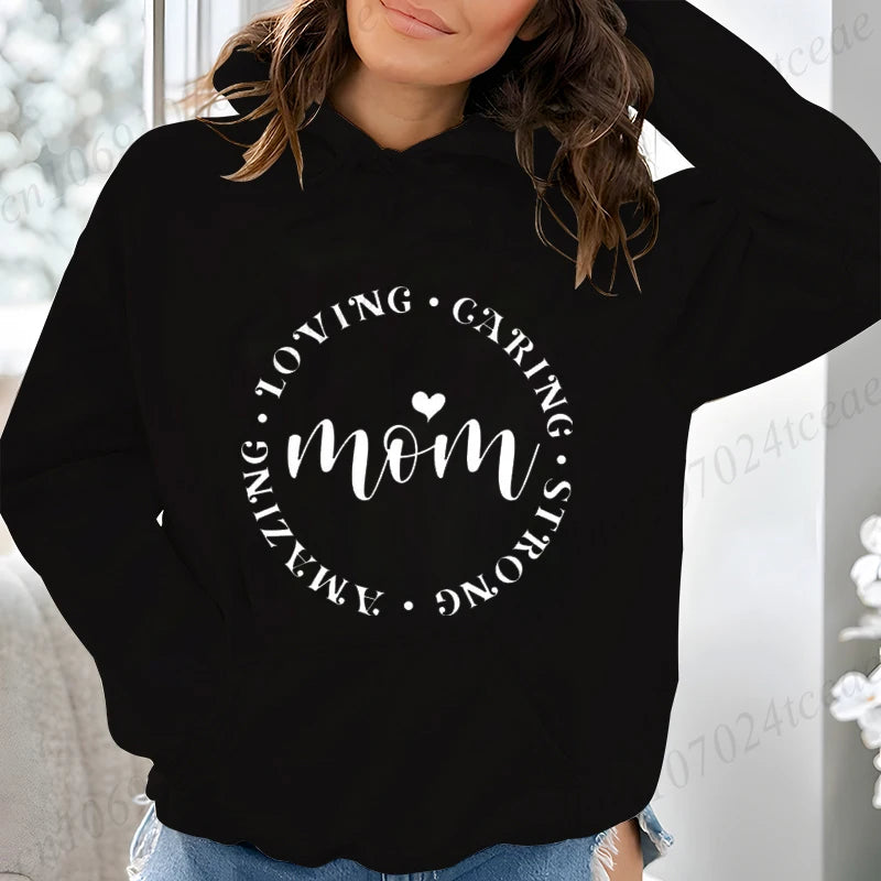 Mom Life Women Hoodie Harajuku Streetwear