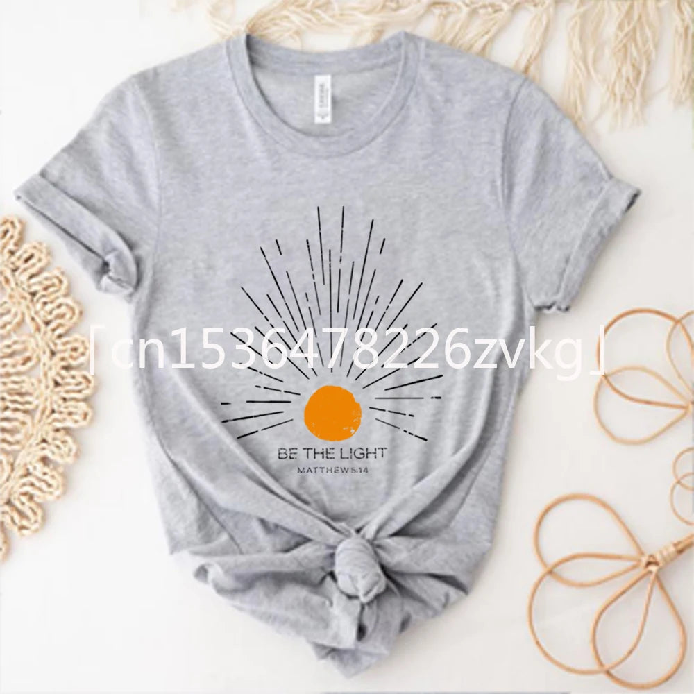 Be The Light Mathew 5 14 Sunburst T-Shirt