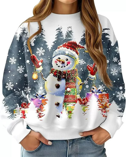 New Christmas Reindeer 3D Print Sweatshirts
