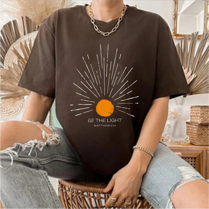 Be The Light Mathew 5 14 Sunburst T-Shirt