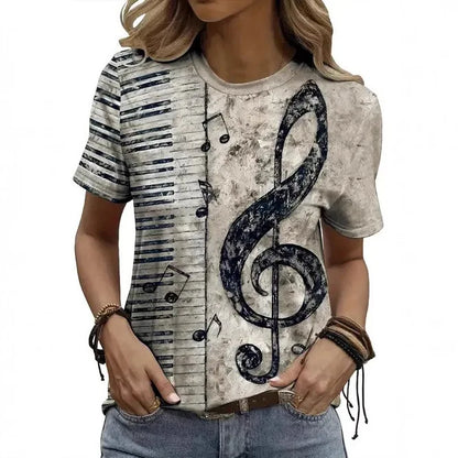 Fashion Leopard Jesus 3D Print T-Shirts Women