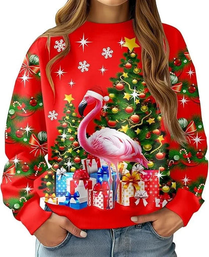 New Christmas Reindeer 3D Print Sweatshirts