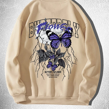 Trend Butterfly Graphic Sweatshirts Fashion