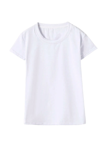 Crewneck Top Tee Summer Casual Tshirt