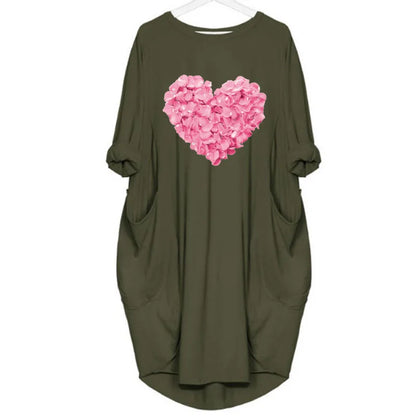 Women's Loose  Long Sleeved Summer Plus Size Dress Autumn  Winter  Joke T-shirt Summer O Neck Short Sleeve Graphic T Shirts