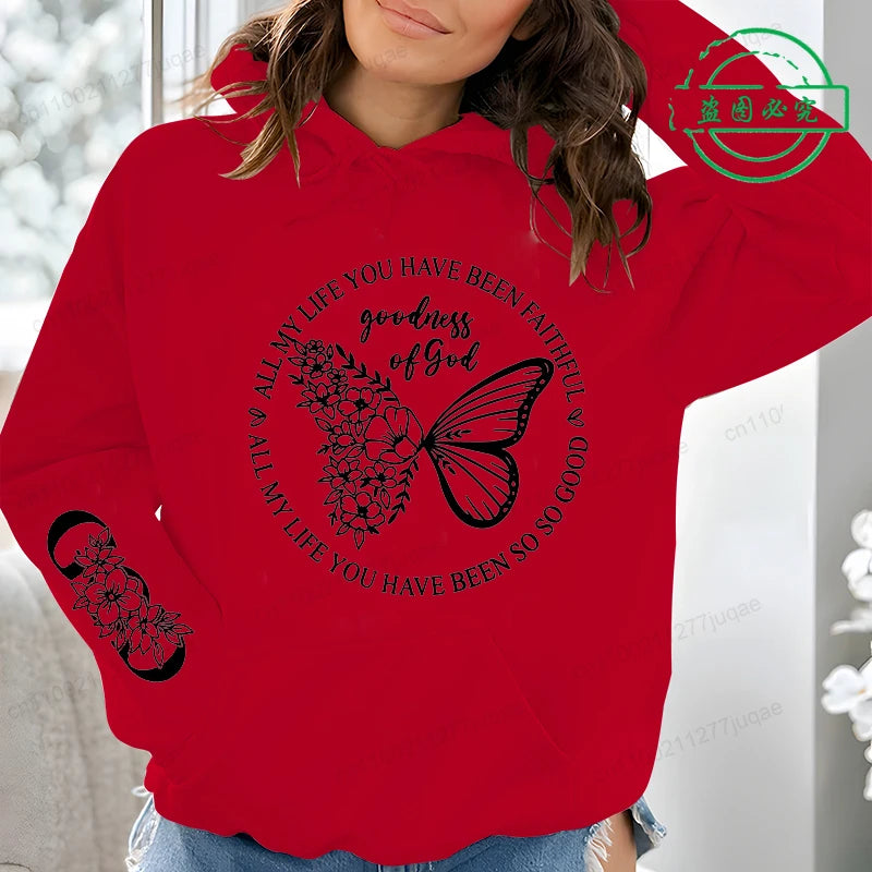 Autumn Winter Hoodies Sportwear Women's