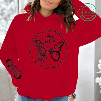 Autumn Winter Hoodies Sportwear Women's
