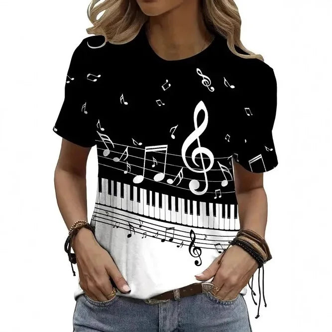 Fashion Leopard Jesus 3D Print T-Shirts Women