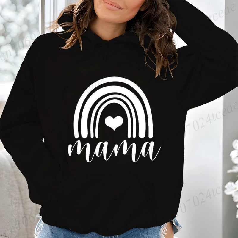 Mom Life Women Hoodie Harajuku Streetwear