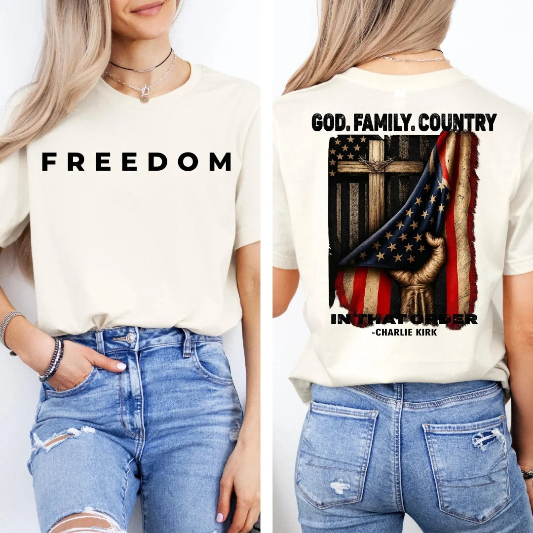 Christian Religious Shirt Patriot Shirt Proud American