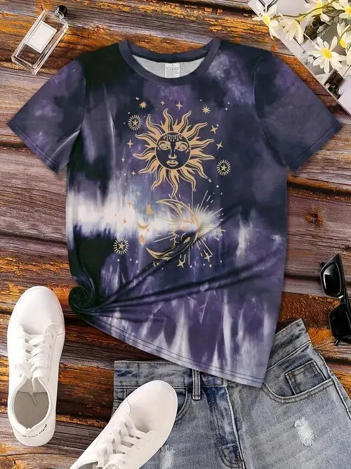 Fashion Leopard Jesus 3D Print T-Shirts Women