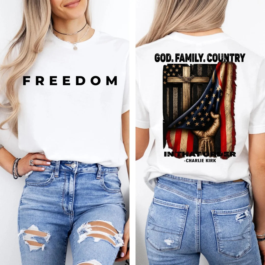 Christian Religious Shirt Patriot Shirt Proud American