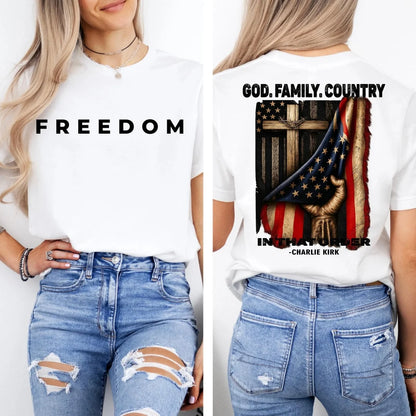 Christian Religious Shirt Patriot Shirt Proud American