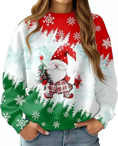 New Christmas Reindeer 3D Print Sweatshirts