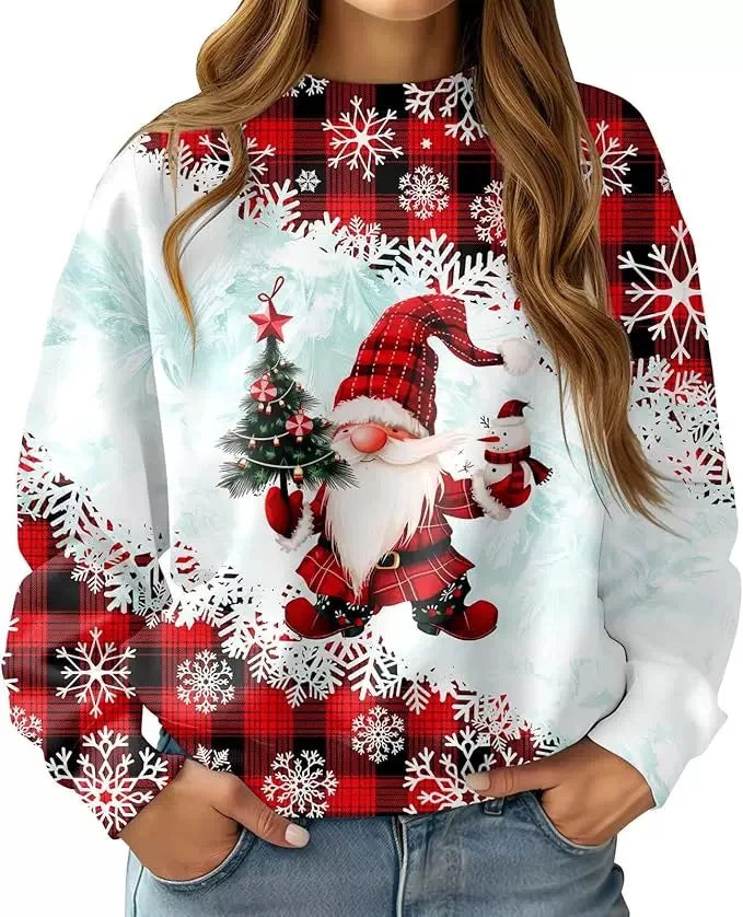 New Christmas Reindeer 3D Print Sweatshirts