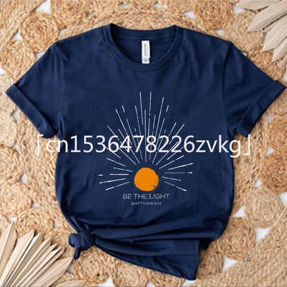 Be The Light Mathew 5 14 Sunburst T-Shirt