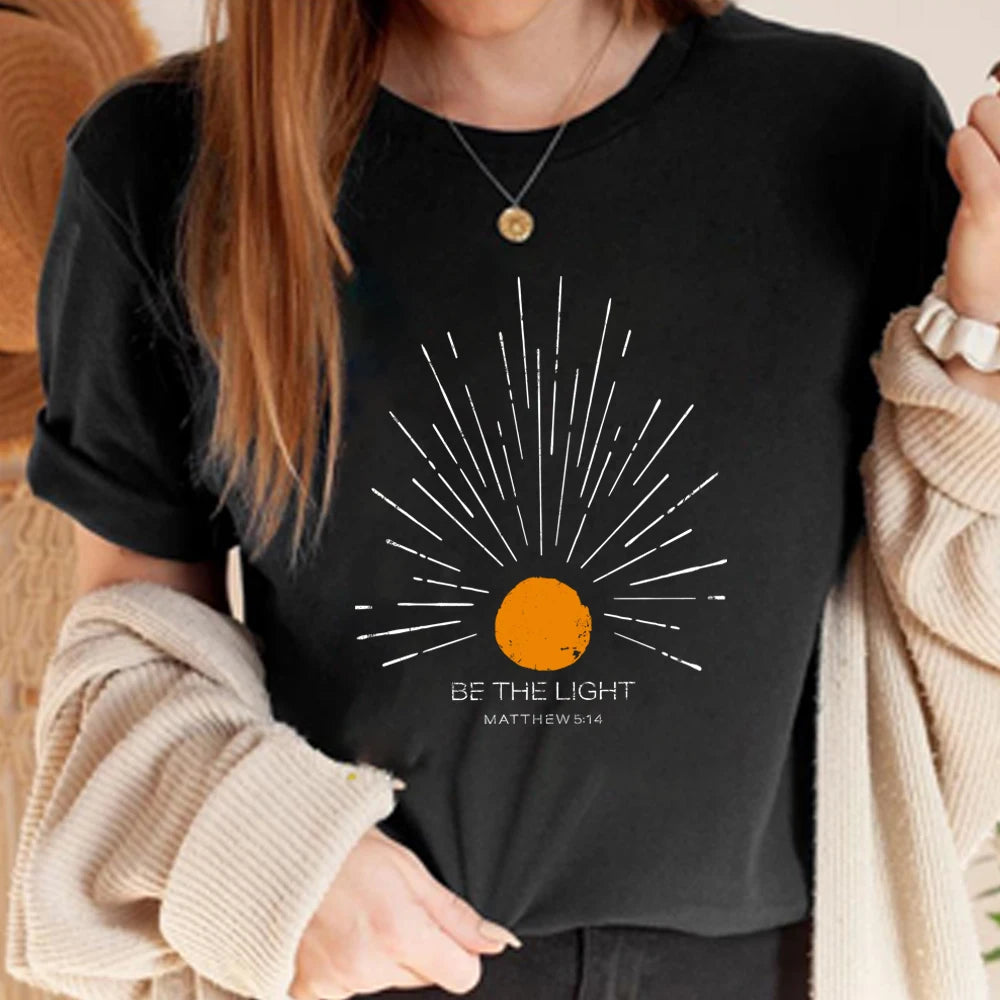 Be The Light Mathew 5 14 Sunburst T-Shirt