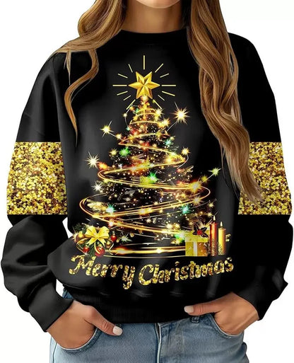New Christmas Reindeer 3D Print Sweatshirts